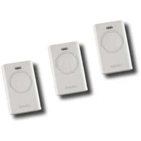 faac 3 x télécommande 2 canaux xt2 868 slh lr 787009 (1/3)