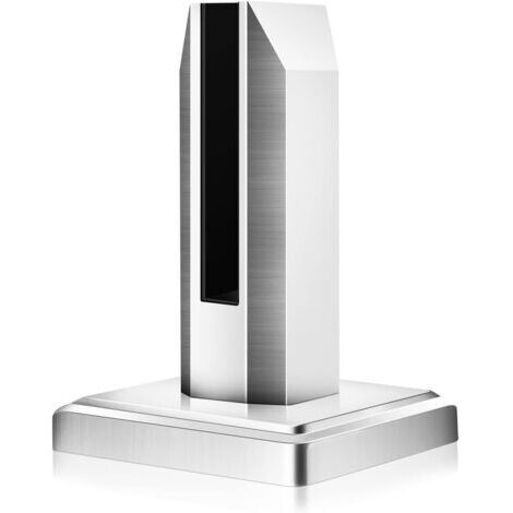 Pince En Verre, Escaliers En Acier Inoxydable 304, Pince De Clôture En Verre Pour Garde-corps De Balustrade De Balcon De Piscine (Stainless Steel Square Column)