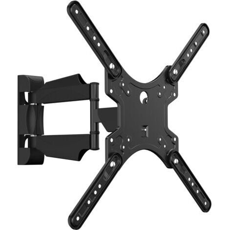 Support mural universel pivotant pour téléviseurs de 26 à 55 pouces, rotation à ±90°, VESA max. 400 x 400 mm, charge maximale 30 kg