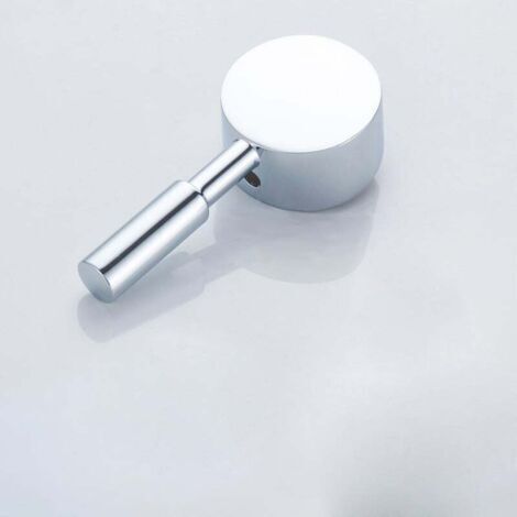 Unique Poignée Remplacement Poignée de Robinet avec Vis Froide Chaude Poignées de Robinets pour Robinet de Cuisine Salle de Bain/Convient pour noyau de valve de 35 mm, 9 × 9 mm.(2