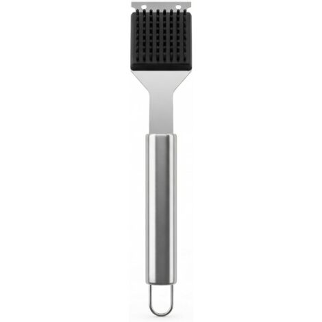 Brosse Barbecue, Brosse de Barbecue en Acier Lnoxydable avec Grattoir, 3 in 1 BBQ Brush, Accessoire Barbecue, Outil de Nettoyage avec Grattoir pour Tous Types de Barbecues (31cm) (1/5)