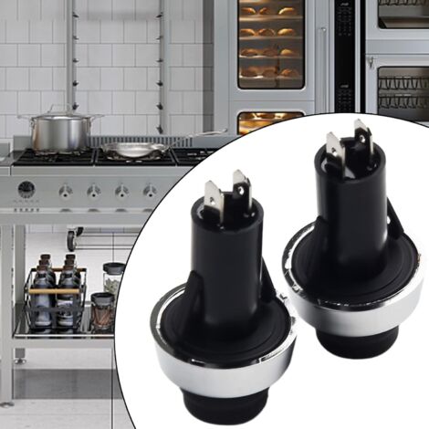 70189 Lot de 2 boutons de rechange pour barbecue à gaz Weber Summit E-470 E-670 S-460 S-470 S-660 S-670