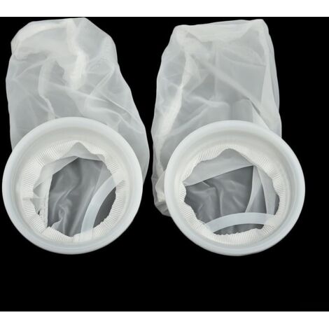 IBC DN75 Lot de 2 filtres en maille de nylon pour couvercle de réservoir d'eau de pluie, 105 mm de diamètre extérieur, filtre réutilisable de qualité alimentaire