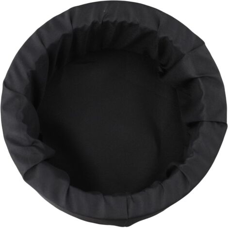 Lot de 3 pots de fleurs aquatiques flottants pour bassins à koï, design sans danger pour les poissons, tissu non tissé, noir, tailles assorties pour jardins aquatiques extérieurs et piscines