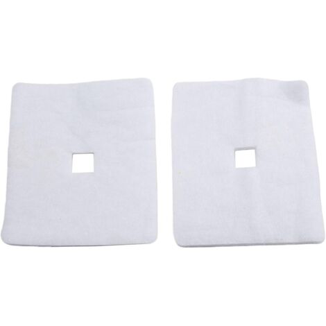 Lot de 2 filtres à air en coton pour pompes à air HP 60 et HP 80 — Filtre de rechange pour pompes de plomberie maison et jardin, matériau en coton blanc lavable (sku)