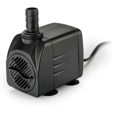 Pompe à eau multi-usages 1000 pour aquarium et fontaine, pompe sous-marine silencieuse pour filtration, cascades et paludariums, boîtier noir, 1000 l/h, 18 W