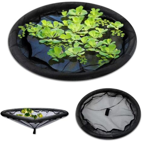 Panier De Protection Flottant, 80cm Barrière Flottante, Île De Flore Flottante, Développement Optimal des Et Inhibition des Algues, Améliore La Qualité De l'eau, Distributeur D'ombrage pour Poissons