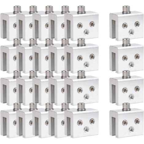 Pinces de Fixation pour toitures à Joints Debout, Pinces de Fixation pour toitures métalliques, Accessoires Professionnels durables, pour Supports de, 24 Pièces (1/5)