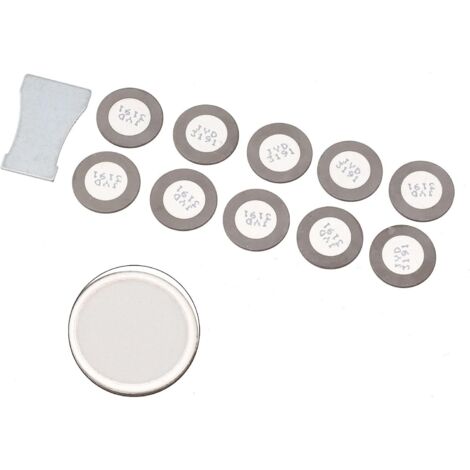 Lot de 10 disques en céramique de 20 mm pour humidificateur et brumisateur avec plaque de fer, atomisation fine 0,7 MHz pour la maison et le jardin (1/5)