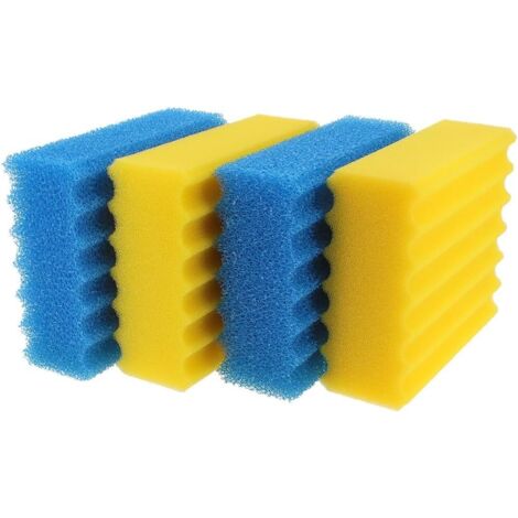 Lot de 4 éponges filtrantes pour Filtre de Bassin Biologique CBF-350 et CBF-350B