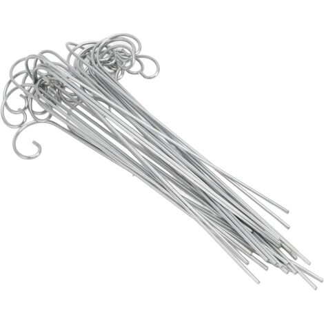 Crochets pour Panneaux de Plantes de Jardin, Porte-étiquette de Plantes Haute Résistance 200 Mm – Ensemble de Piquets de Marqueurs de Jardin Polyvalents pour Organiser Votre – Lot de 60 (1/5)