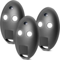Telecomando Cancello, 3 pezzi 433 MHz Telecomando Compatibile con BFT MITTO2, 2 canali, Rolling Code per cancelli automatici