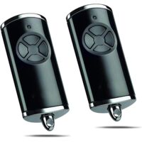 Sjqka – Télécommande de porte de garage 868,3 MHz – Émetteur portatif 4 canaux – Compatible Hörmann HSE2 HSE4 HS1 HS4 – Code roulant sécurisé