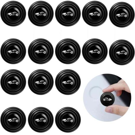 16 Pièces Amortisseurs De Voiture Joints Anti-Collision Silicone Pad Autocollants de Protection Portière de Voiture Tampon De Porte De Voiture pour Absorption des Chocs de Voiture, Isolation phonique