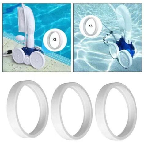 280 Pneus de Rechange de Piscine,pour Usage pour Nettoyeur de Piscine Polaris s'adapte à Polaris 180,280,360,380, C-10 / C10 (3 pièces) (1/5)