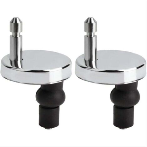 Lot de 2 Fixation Abattant WC Universelles Abattant de Toilettes à Charnière Couvercle de Toilettes Abattant Fixations Abattant de Toilettes Remplacement Fixation pour Siège de WC Abattant WC Fix,
