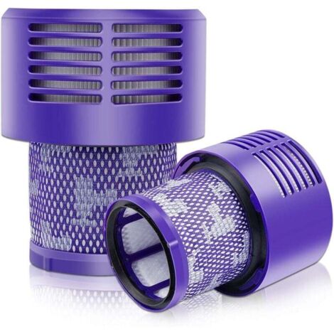 Lot de 2 filtres arrière V10 de rechange pour aspirateur Dyson V10, V10 Absolute, V10 Animal, V10 Motorhead, V10 Total Clean, SV12