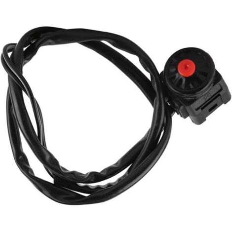 7/8inch 22mm Kill Stop Interrupteur Corne Bouton, Guidon Universel Moto Interrupteur Kill Stop Interrupteur Corne Bouton pour Moto Vélo ATV Dirt Bik