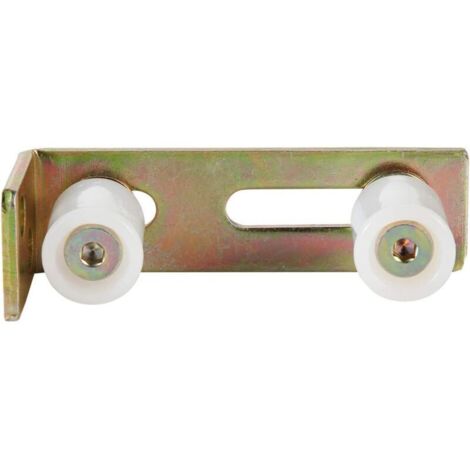 Rouleau Guide Pour Porte Coulissante – Nylon Noir, Avec Support 2,4 M, Par Uxcell !
