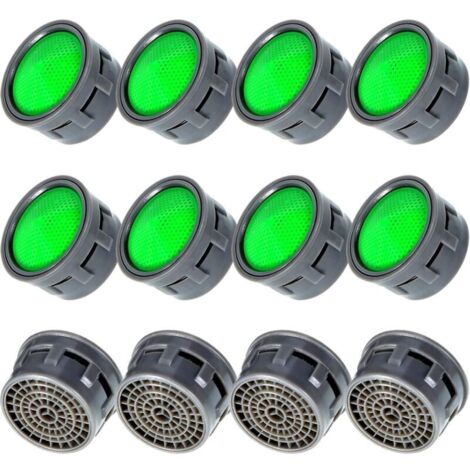 12 Pièces Aérateurs de Robinet Aérateurs de Robinet d’Eau Limiteur de Débit de Robinet Insert de Pièces De Rechange Aérateurs pour Salle de Bain ou Cuisine