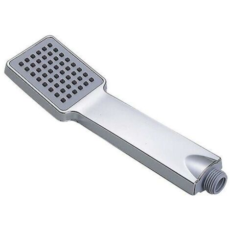 Pommeau de douche carré haute pression, universel, type pluie, économie d'eau pour la salle de bain, argent, une pièce