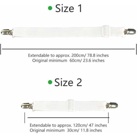 Triangle Tendeur Drap Housse Réglable, Fixation Sangle De Maintien Pour Literie, Drap Lit Drap Lit Housse Repassage Matelas Canap Noir Lot De 4 65087754