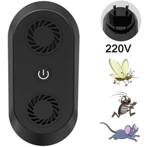 Répulsif antiparasitaire à ultrasons enfichable pour l'intérieur, se débarrasser des cafards, araignées, punaises de lit, insectes, puces, rongeurs, souris, chauves-souris, lutte antiparasitaire