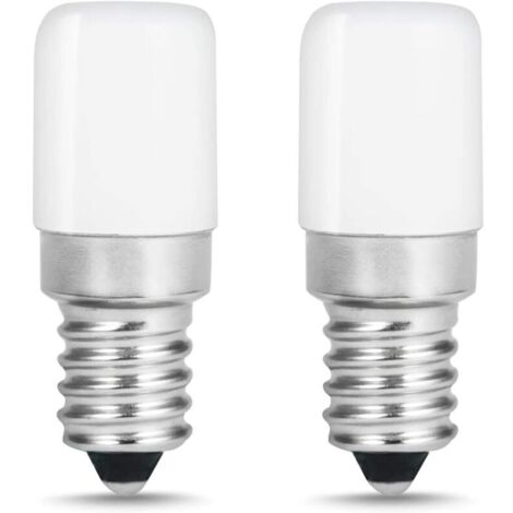 Lampe E14 LED Ampoule pour Réfrigérateur, 1.5W E14 LED Ampoule pour Frigo, équivalente à une Ampoule 15Watt, Blanc Chaud 2700K, Lampe pour Machine a Coudre, Culot E14, 220-240V, Lot de 2 [Classe énerg (1/5)