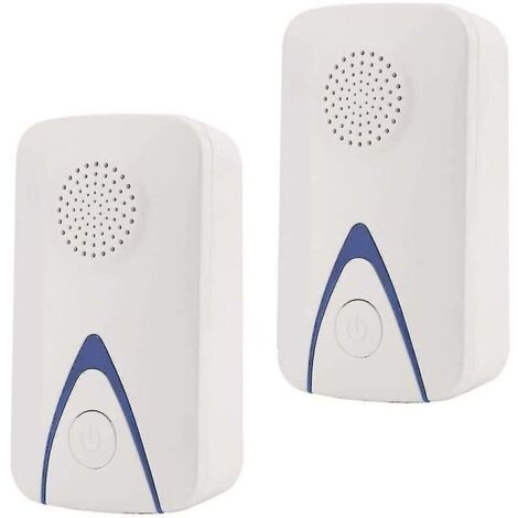 2pcs insectifuge à ultrasons, insectifuge électronique domestique (blanc européen)