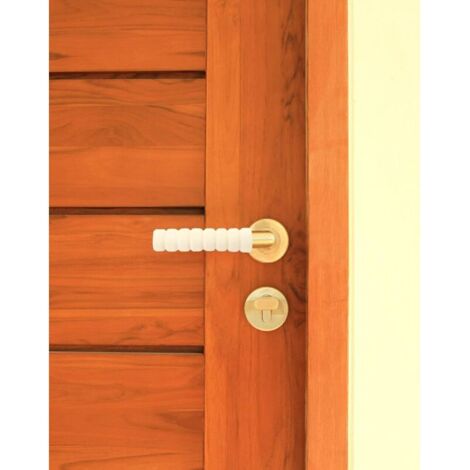Lot De 10 Protections Poignée De Porte - Mousse Beige Anti-Choc Pour Enfants Et Portes