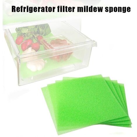 Lot de 5 revêtements de tiroir pour fruits et légumes, prolongeant leur durée de conservation - Organiseurs et rangements pour réfrigérateur, revêtements pour étagères de réfrigérateur (1/5)