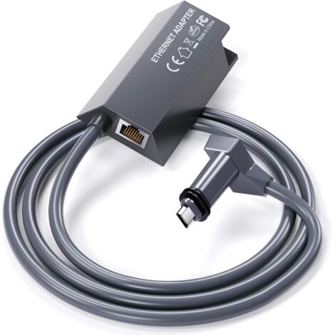Adaptateur Ethernet Starlink Internet par Satellite V2 pour antenne parabolique rectangulaire, Adaptateur Ethernet Starlink avec Connexion réseau Stable pour Starlink Actuated Gen 2