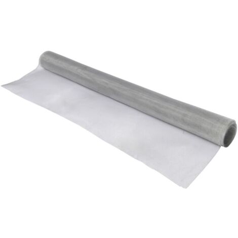 Tulle moustiquaire aluminium 100x250cm – Stable aux UV – Lavable et découpable – Excellente visibilité contre les insectes (1/3)