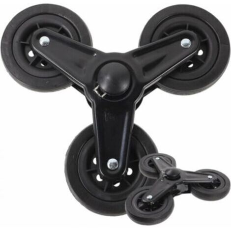 Roues triangulaires pour chariots de jardin – Durabilité accrue sur escaliers – Conception ergonomique – Réduction du bruit – Lot de 4 roues (1/5)