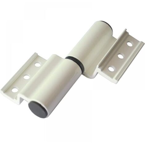 1 pcs charnière Charnière de Porte en Alliage d'aluminium, Pont cassé Bricolage, Durable et Longue durée de Vie, adaptée aux Portes et fenêtres (Color : White Right)