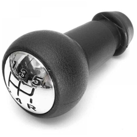 Pommeau de levier de vitesse manuel 5 vitesses – Compatible CITROËN C2, C3, C4, Berlingo, PEUGEOT 206, 308 – PVC non toxique