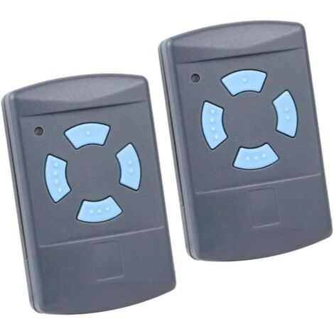 Télécommande garage 868 MHz – Compatible Hormann HSM2 HSM4 HS1 HS2 HS4 HSZ1 HSZ2 HSP4 HSD2 – Programmation facile – Émetteur mural - HSD2-2Pcs