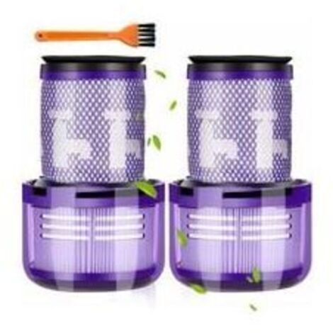 Lot de 2 Filtre Dyson v12, pour Aspirateur Filtre Dyson v12 Slim Absolute, pour Filtre Dyson v12 Accessoires HEPA lavable, filtre arrière Dyson v12 Slim pièce de rechange 971517-01