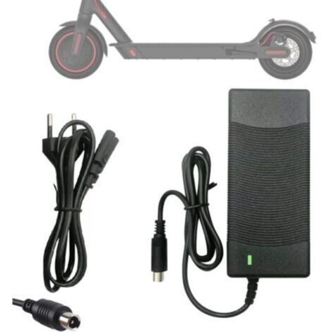 Chargeur 42V 2A pour trottinette électrique Xiaomi M365 – Charge rapide – ABS ignifuge – Dissipateur thermique en aluminium (1/5)