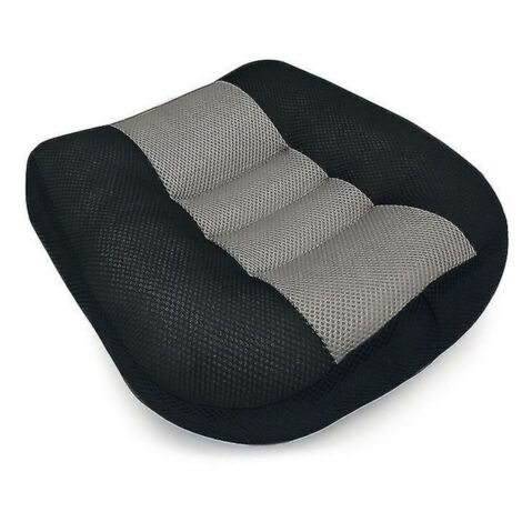 Coussin de siège rehausseur voiture 38x38x10 cm – Polyester respirant – Antidérapant ergonomique – Confort optimal pour conduite