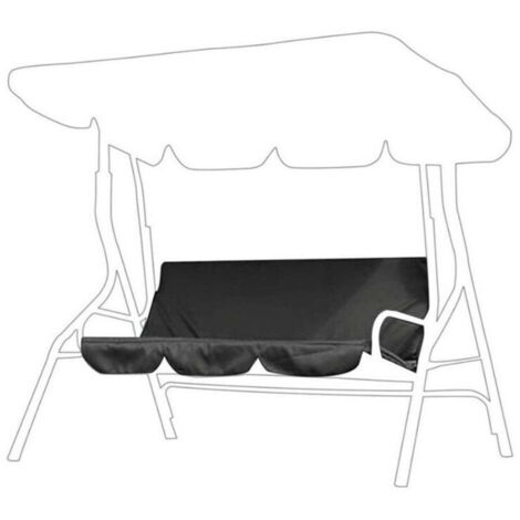 Coussin balancelle de jardin 150x50x10cm – Imperméable 210D – Anti-UV et anti-poussière – Housse de remplacement pour extérieur (1/2)