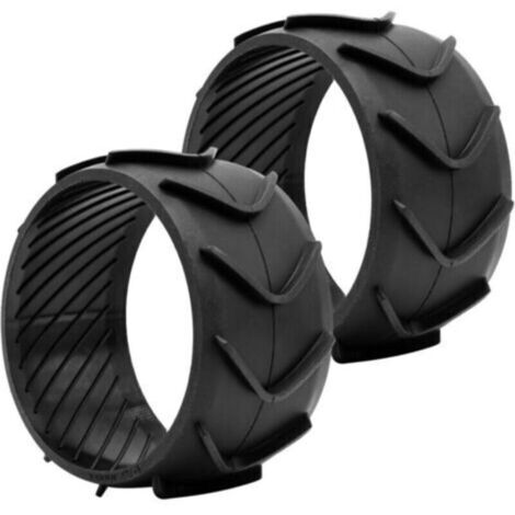 1 ensemble - Lot de 2 protections de roue pour Worx Landroid, amélioration de la traction pour tondeuse robot Worx Landroid S300 M500 M700 M1000 L800 L1000 (RSXJ0003)