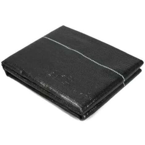 1.53M Tissu Anti-Mauvaises Herbes, Weed Barrier Tissu Paysage Heavy Duty Bloc Mauvaises Herbes Rouleau Tissu Jardinage Tapis Paysage Couvre-Sol l'agriculture Serre Parterres Fleurs (1/5)