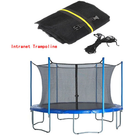 Filet Trampoline 366 cm,Filet de Protection pour Trampolines 6 Barres,Résistant aux UV