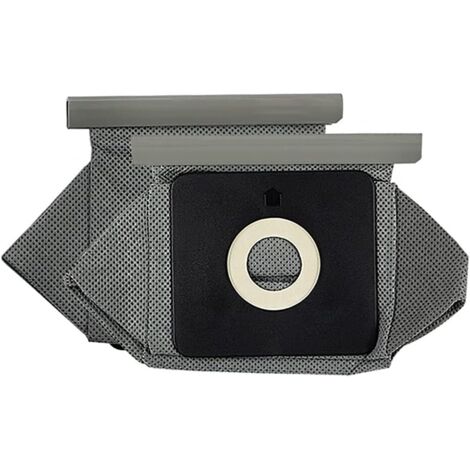 Lot de 2 sacs d'aspirateur, filtre anti-allergène, puissance d'aspiration élevée et durable, filtre d'échappement de purification d'air, durée de vie 50 % plus longue, convient pour Haier ZW1200-201 Z (1/5)