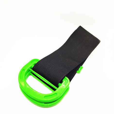 Bande transporteuse de levage réglable, bande transporteuse de meubles, peut prendre en charge le transport de meubles, de boîtes et de maisons jusqu'à 100 kg, 1 paquet de ceinture de levage à poignée (1/5)