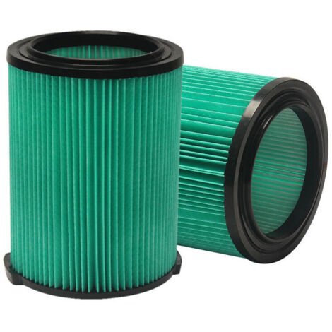 Lot de 2 filtres d'aspirateur plissés de rechange VF6000 à 5 plis, compatibles avec les aspirateurs secs et humides Ridgid Shop Vac de 5 à 20 gallons et les aspirateurs Husky de 6 à 9 gallons. (1/4)