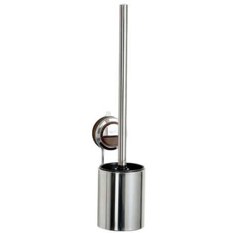 Ensemble de brosse de toilette murale à ventouse en acier inoxydable pour salle de bain (1/5)