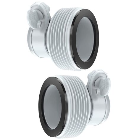 Lot de 2 adaptateurs de Conversion de Tuyau pour Pompes filtrantes et système d'eau salée 3,2 cm à 3,8 cm de Type Adaptateur (1/5)