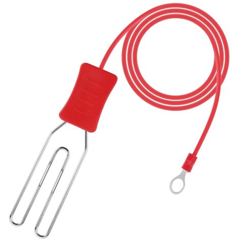 Électrificateur de noyau de plomb de clôture électrique de coeur, clôture électrique solaire, le connecteur de fil n'est pas facile à casser, durable et résistant, peut améliorer la sécurité de la cou
